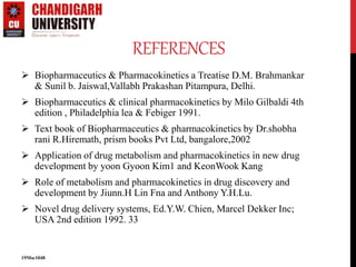 applications of pharmacokinetics in drug development | PPTX