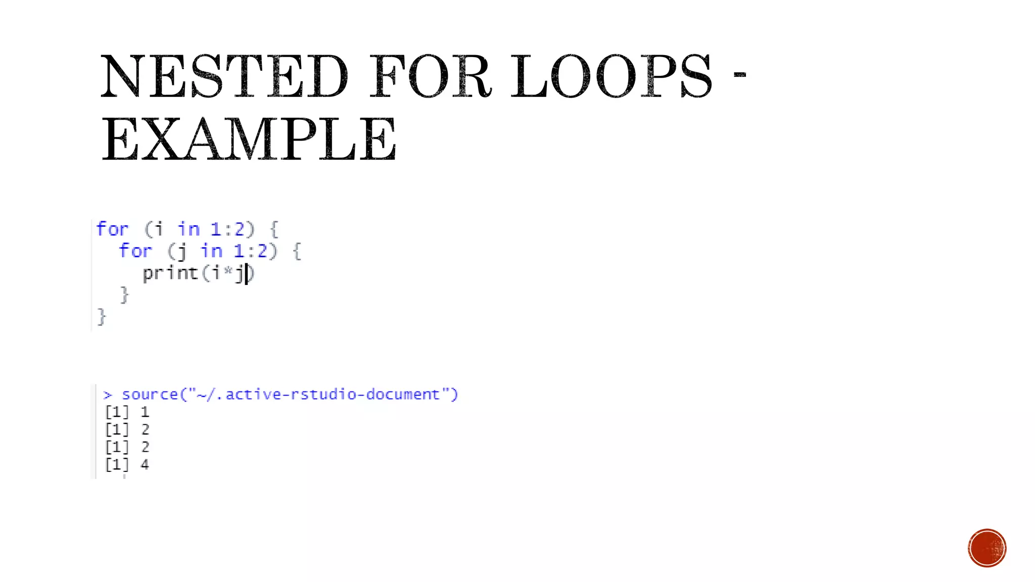 Loops in R | PPT