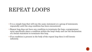 Loops in R | PPT