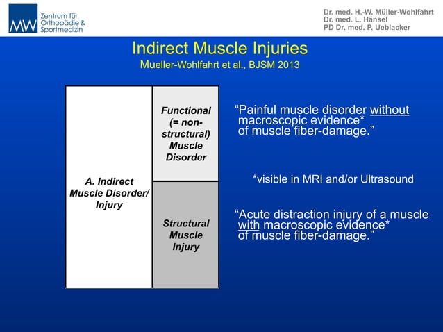 Bryan English - classification of muscle injuries in sport | PDF ...