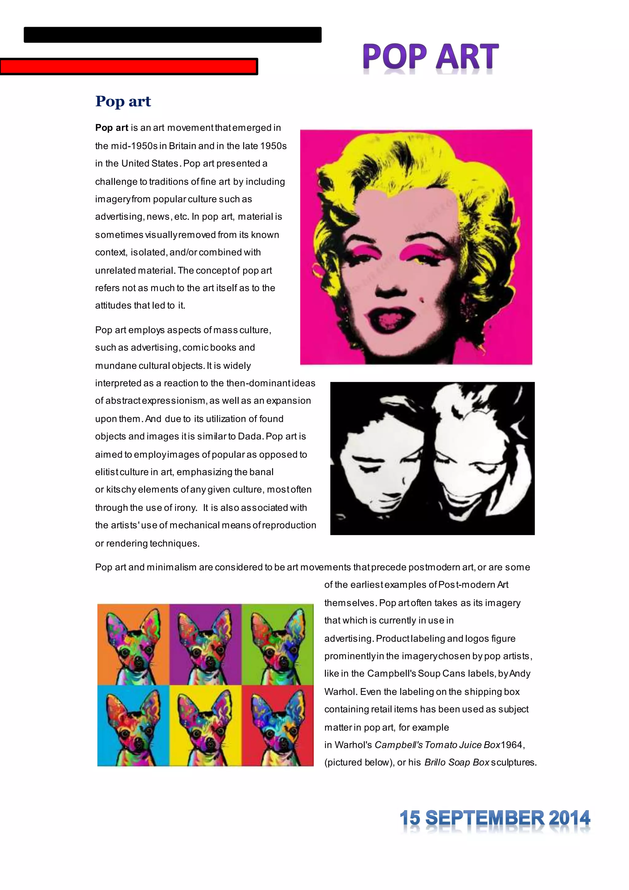 19 pop art | DOCX