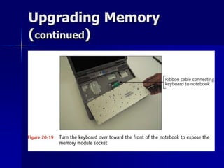 Upgrading Memory 
(continued) 
 