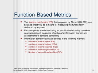 Comprehensive Overview of Software Product Metrics and Quality Factors ...