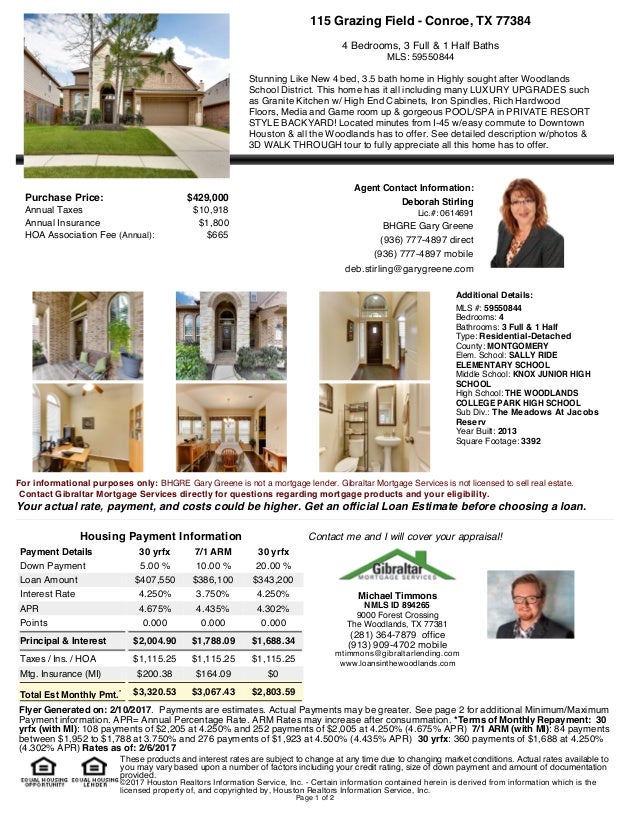 gibraltar mortgage open house flyers by michael timmons open house flyers