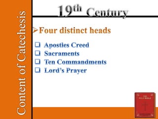 19th & 20th Century Catechesis
