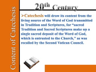 19th & 20th Century Catechesis