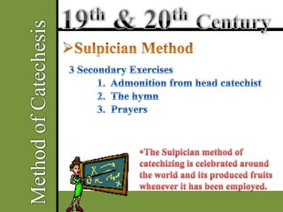 19th & 20th Century Catechesis