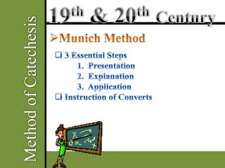 19th & 20th Century Catechesis