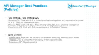 Anypoint API Manager Custom Policies & Best Practices | PPTX