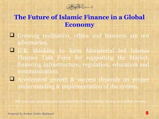 The future of islamic finance in a global economy | PPT