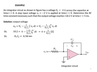 19The OP-AMP integrator-differentiator.ppt