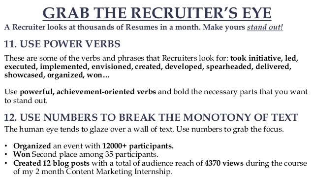 19 tips to improve your cv resume freshers tips to improve resumes