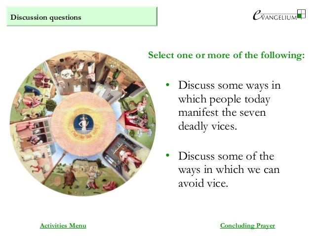 catholic virtues and vices list catholic virtues and vices list