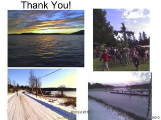 Thank You! ECCLU 2011 