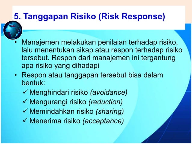 Pengertian Risiko & Manajemen Risiko _Training RISK MANAGEMENT | PPT