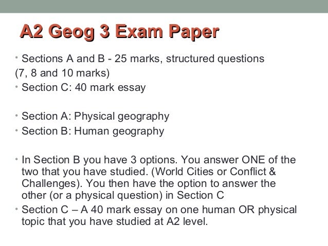 geography essay