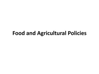 Agricultural Performance and Food Security in Nepal: Constraints and Challenges