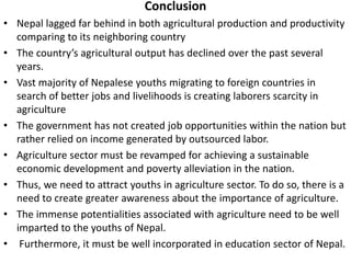 Agricultural Performance and Food Security in Nepal: Constraints and Challenges