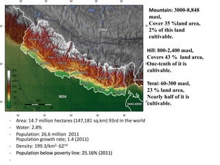 Agricultural Performance and Food Security in Nepal: Constraints and Challenges