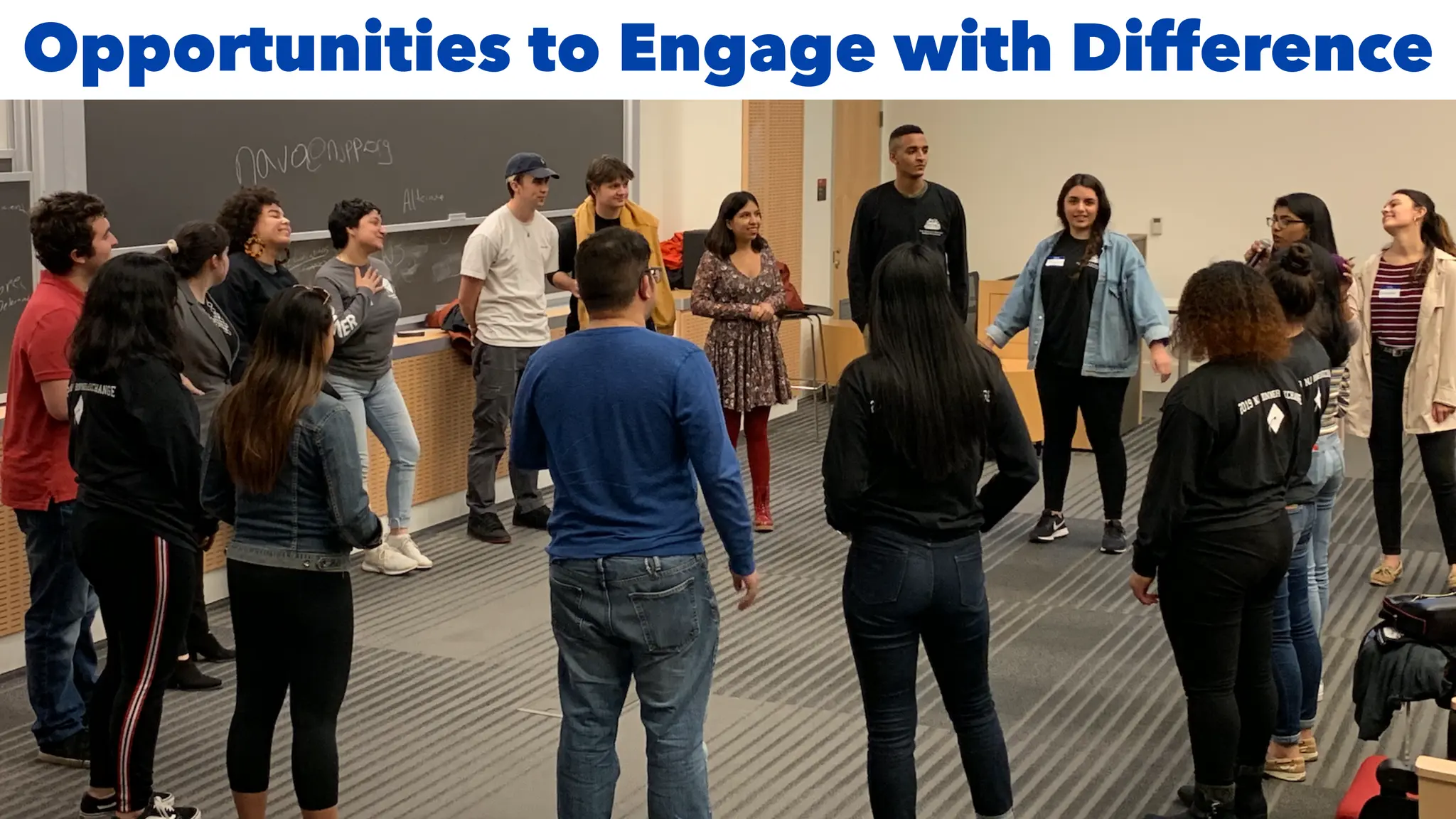 Opportunities to Engage with Difference
 