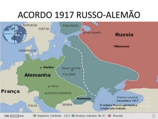 ACORDO 1917 RUSSO-ALEMÃO
 