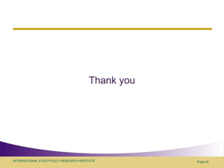 Food security policy challenges in central Asia: example of Tajikistan