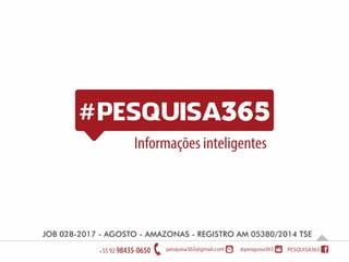 Informações inteligentes
JOB 028-2017 - AGOSTO - AMAZONAS - REGISTRO AM 05380/2014 TSE
 
