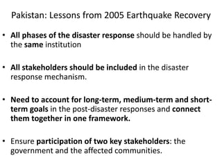 Lessons and policy options for emergency preparedness in flood prone areas of Asia