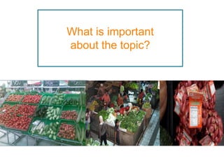 Markets for high-value commodities in Indonesia