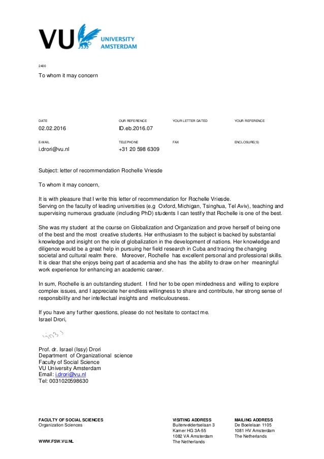 how to get a letter of recommendation from a science professor
