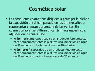  Productos acondicionadores (lociones, lacas )    Otros productos para el peinado.11. Productos para el afeitado (jabones, espumas)12. Productos para el maquillaje y desmaquillajede la cara y los ojos.13. Productos para los labios.14. Productos para cuidado bucal y dental.15. Productos para cuidado y maquillaje de las      uñas.16. Productos para cuidado íntimo externo.17. Productos solares.18. Productos para bronceado sin sol.19. Productos blanqueadoresde la piel.20. Productos antiarrugas.