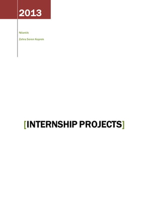 2013
Nilantik
Zehra Seren Koprek
[INTERNSHIP PROJECTS]
 