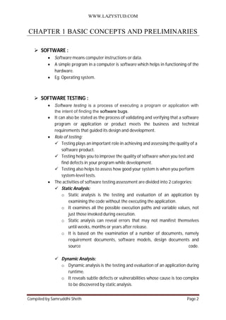 CHAPTER 1 BASIC CONCEPTS AND PRELIMINARIES | PDF