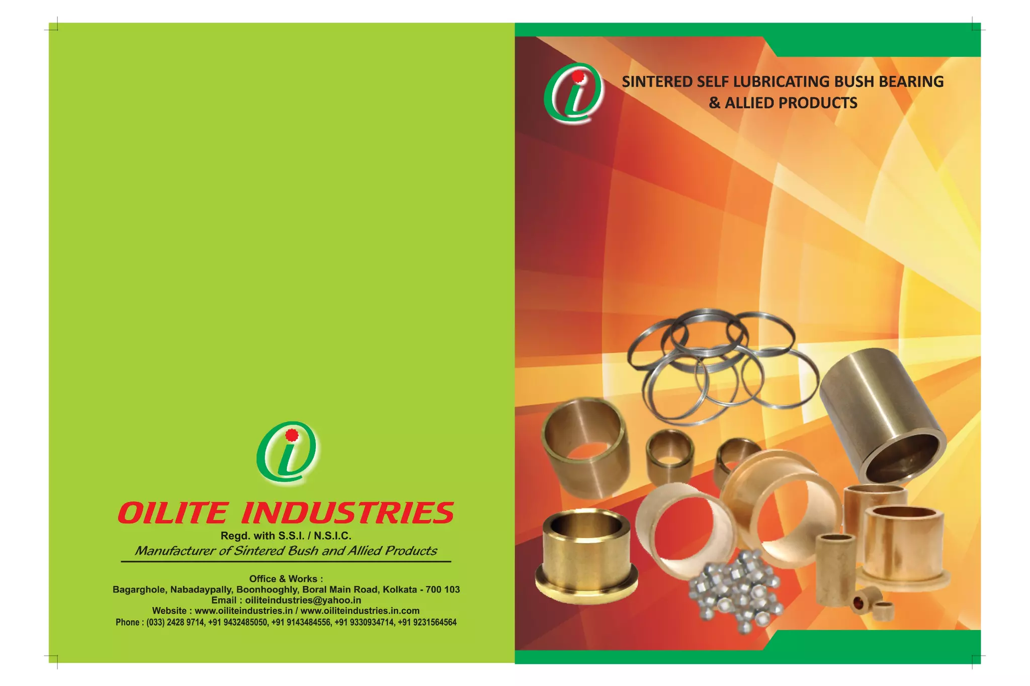 OILITE INDUSTRIES Brochure PDF
