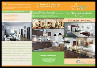 GeoShot - Interior 3D Rendering - Brochure | PPT