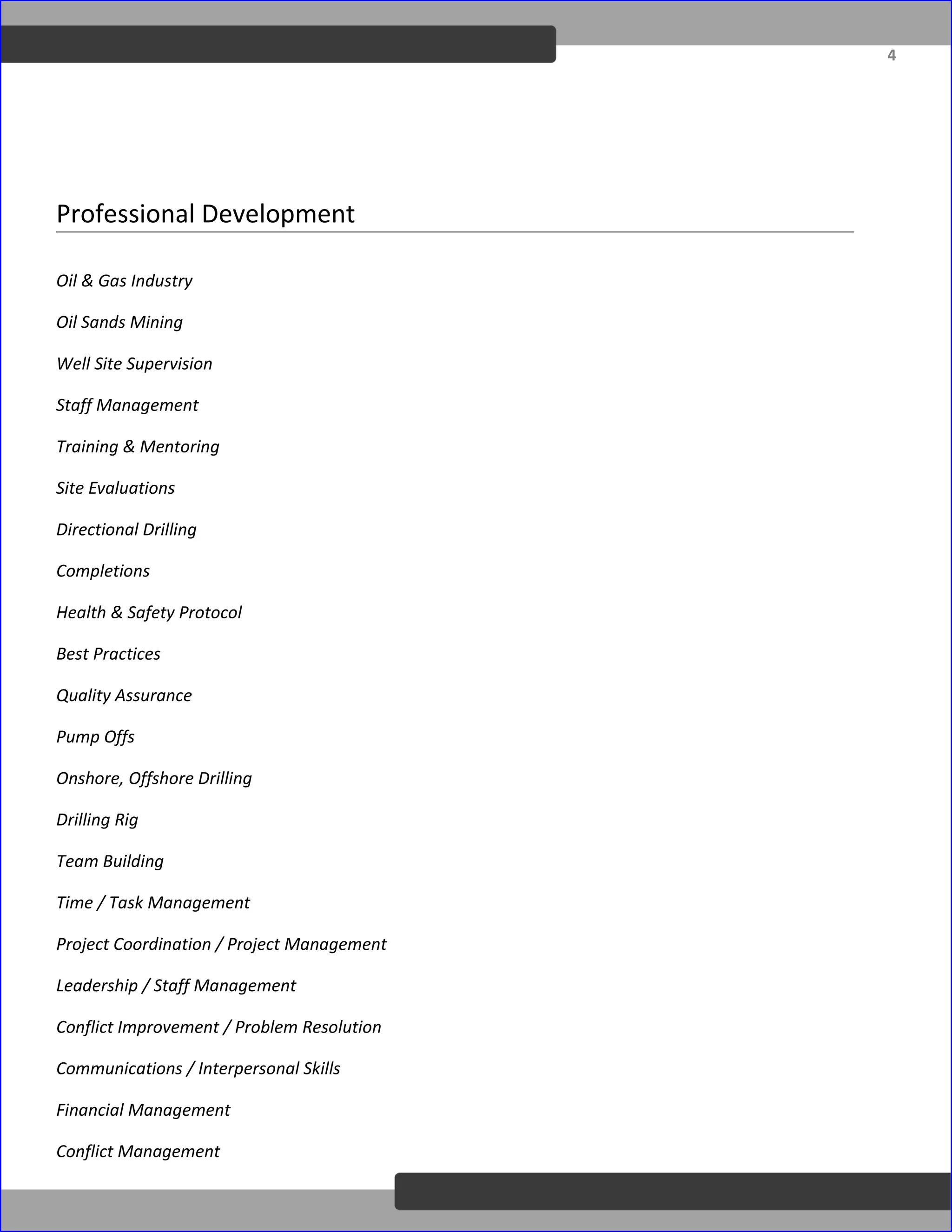 DEUTSCHOtis - Drilling Supervisor - Resume OD Edit | DOC | Business ...