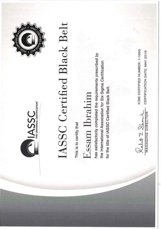 IASSCblack belt certification