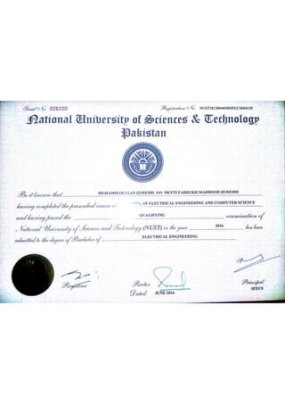 Degree in Electrical