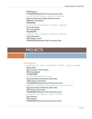 International Architects profile 2015 | PDF
