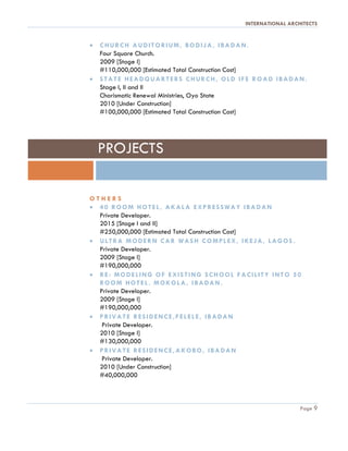 International Architects profile 2015 | PDF
