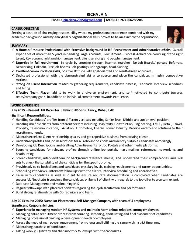 RICHA CV