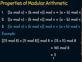 modular arithmetic | PPTX