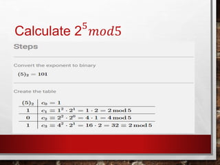 modular arithmetic | PPTX