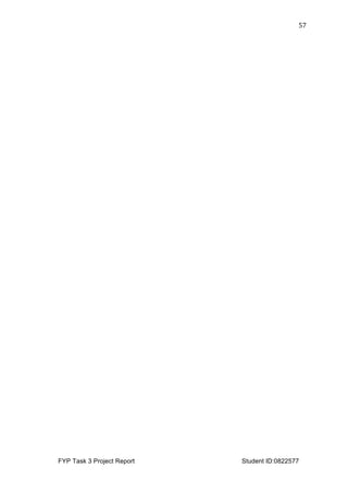  
FYP Task 3 Project Report Student ID:0822577
57	
  
 