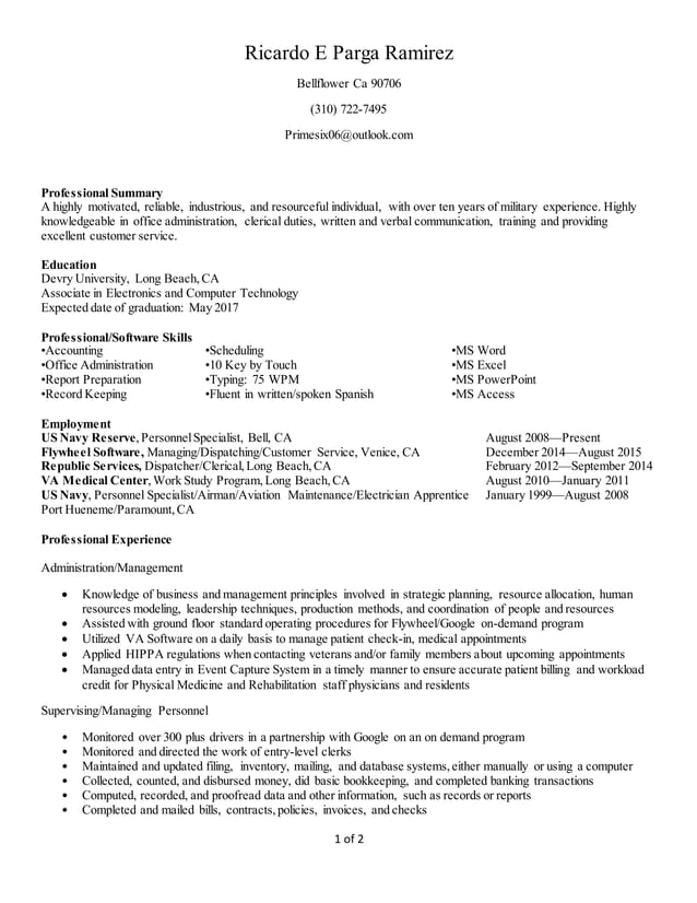 Usethis Resume Ricardo R PDF Usethis resume ricardo r pdf