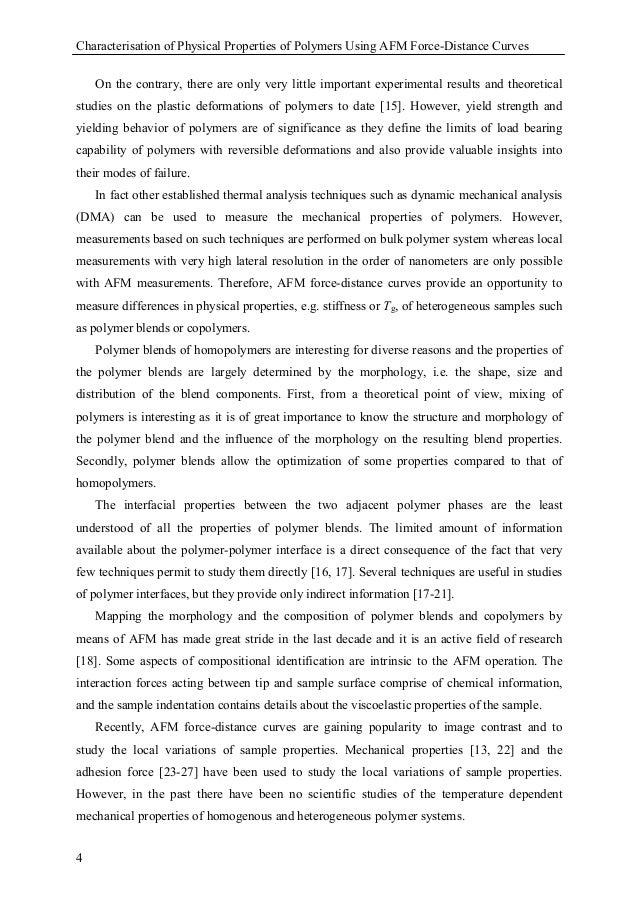 Phd thesis on polymers
