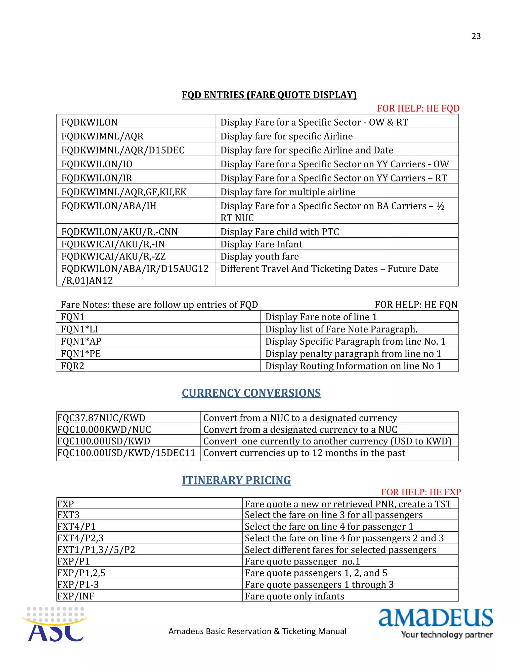 1a basic course_training_guide_ver_2__725 | PDF | Air Travel | Travel Type