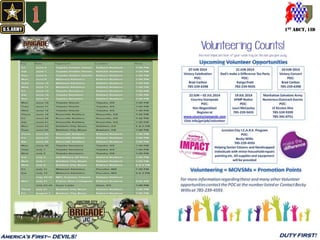 1ST ABCT, 1ID
America’s First– DEVILS! DUTY FIRST!
 