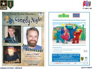 1ST ABCT, 1ID
America’s First– DEVILS! DUTY FIRST!
 