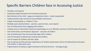 Access to justice for children, Lidia Rabinovich | PDF